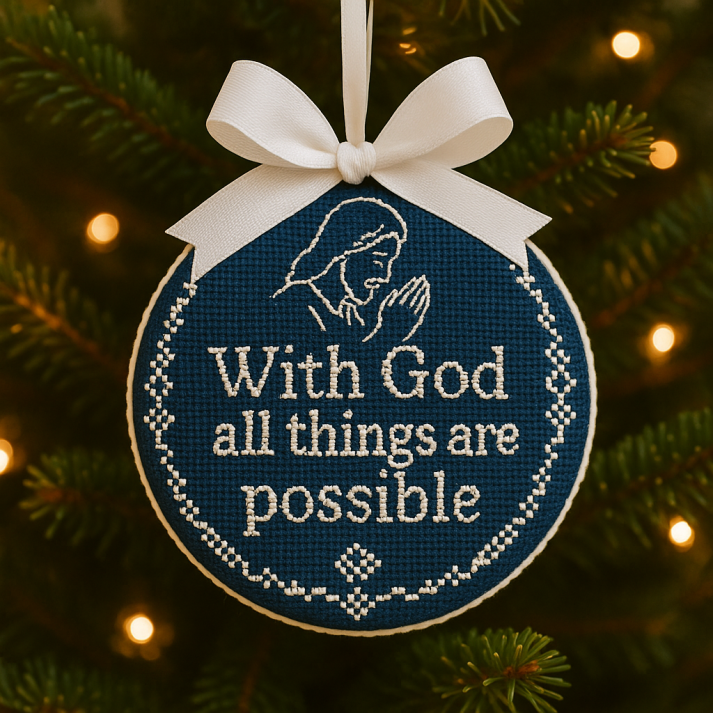Christmas Sale 50% OFF🎄Nativity Cross-Stitch Ornament🎅