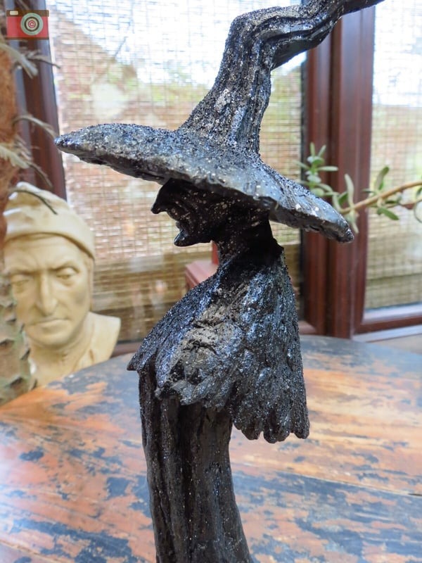 🔥LAST DAY 49% OFF - 🧙♀️💫Handmade Black Witch Statue: The Guardian of Your Home