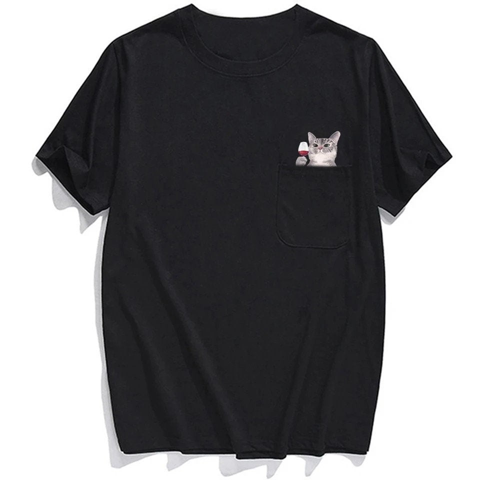 Hidden Middle Finger Signed Funny Cat Printed T-Shirt(Buy 2 Free Shipping)
