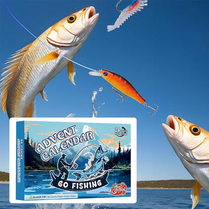 🐟24 Days Christmas Countdown Fish Tackle Set