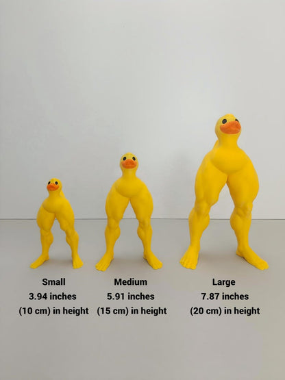 🦆💪Middle Finger Muscular Legs Duck