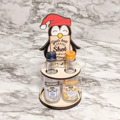 🥂Best Shot At A Merry Christmas Bottle Holder🎅