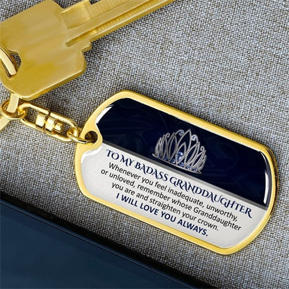 💖Keepsake for Granddaughter Keychain ⚡LIMITED QUANTITIES AVAILABLE