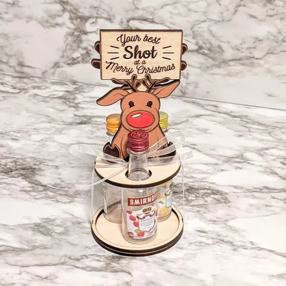 🥂Best Shot At A Merry Christmas Bottle Holder🎅